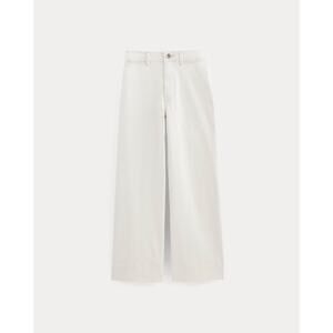 Everlane Ecru Mariner Cropped Wide Leg Jean Size 4 Minimal Norm